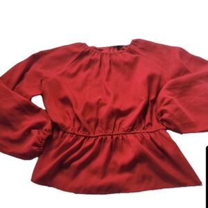 Ann Taylor Elegant Red Women's Top